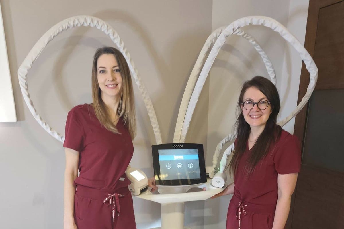 Agnieszka i Ewelina w gabinecie Poziomkowego Spa przy ICOONE® LASER MED 2